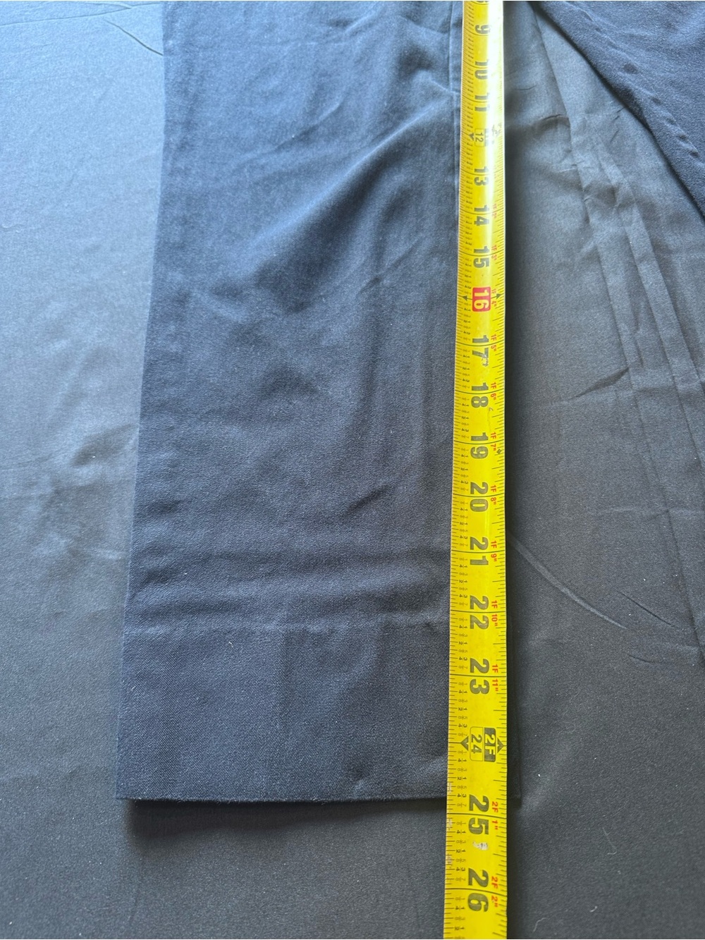 LOFT Navy Chinos with Decorative Side Buttons - Picture 3 of 9